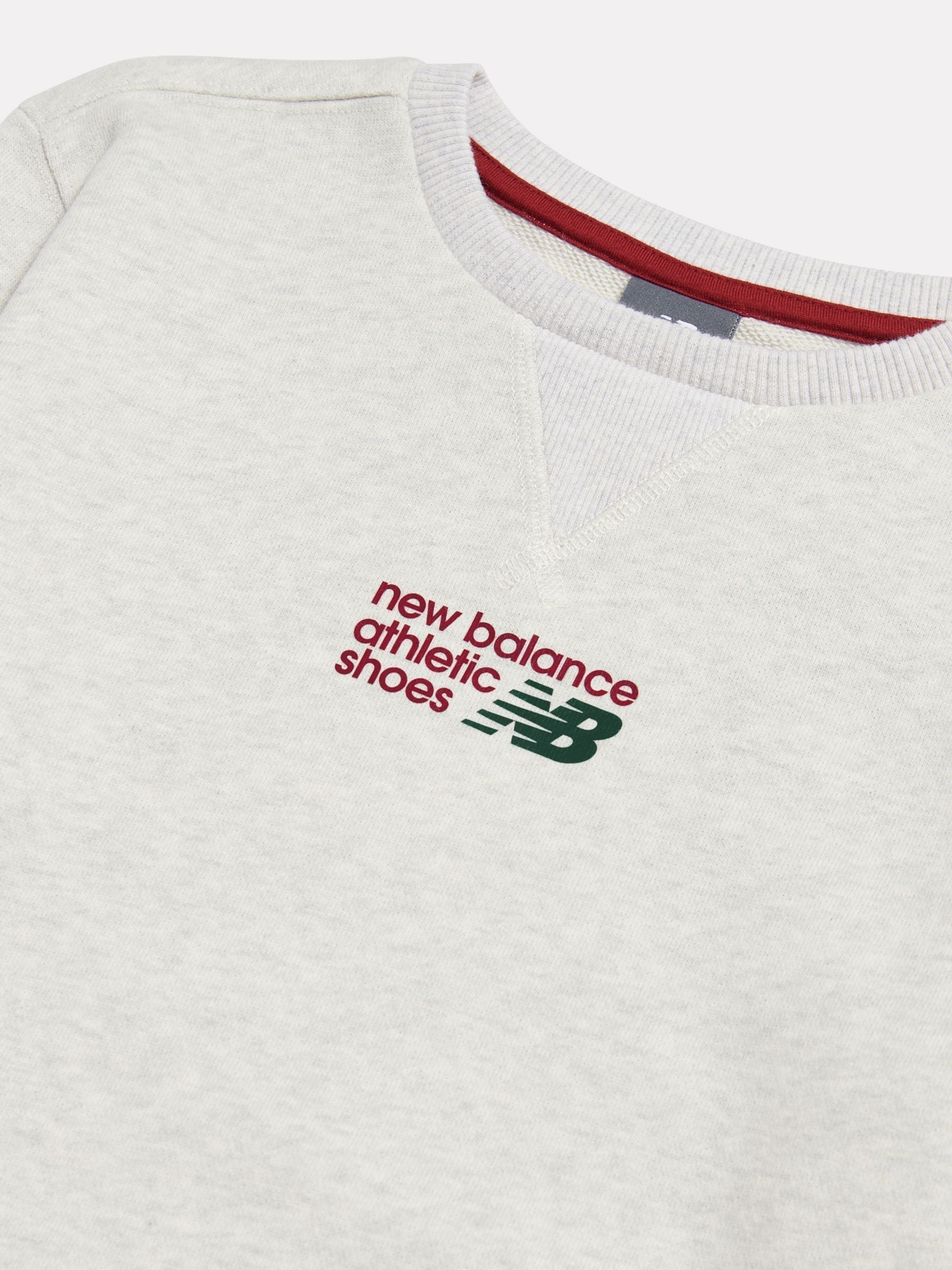 Dsiney Kidz - New Balance Grey Athletics Premium Logo Sweatshirt image 3