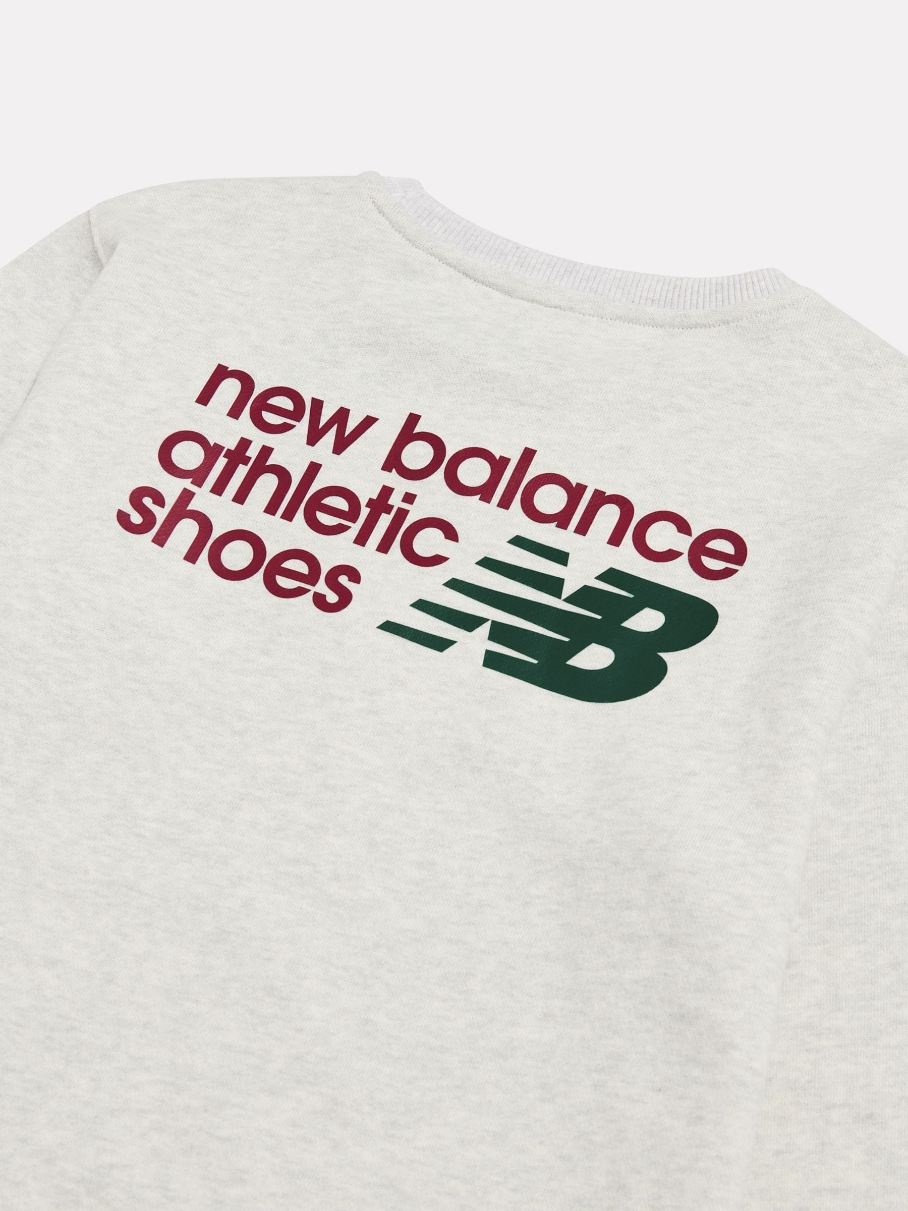 Dsiney Kidz - New Balance Grey Athletics Premium Logo Sweatshirt image 4