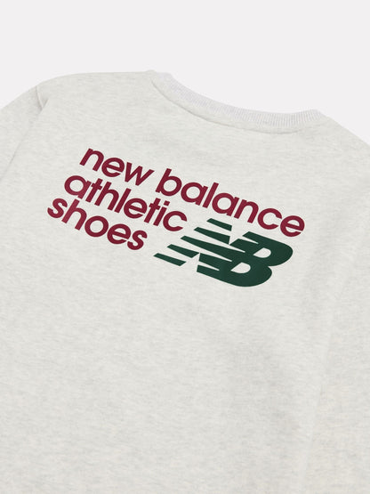 Dsiney Kidz - New Balance Grey Athletics Premium Logo Sweatshirt image 4
