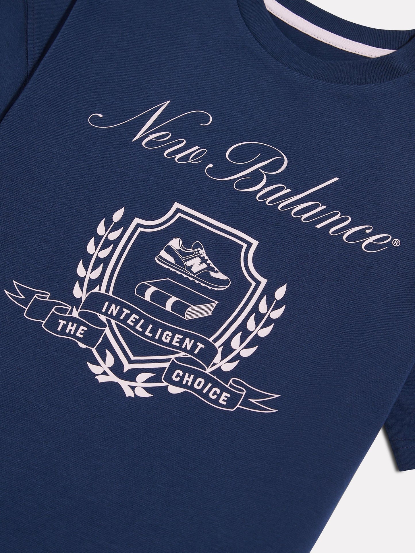 Dsiney Kidz - New Balance Blue Academy Crest Graphic T-Shirt image 3