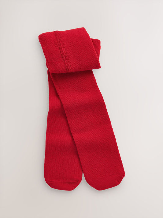 Red Single Tights (0mths-2yrs) image 1