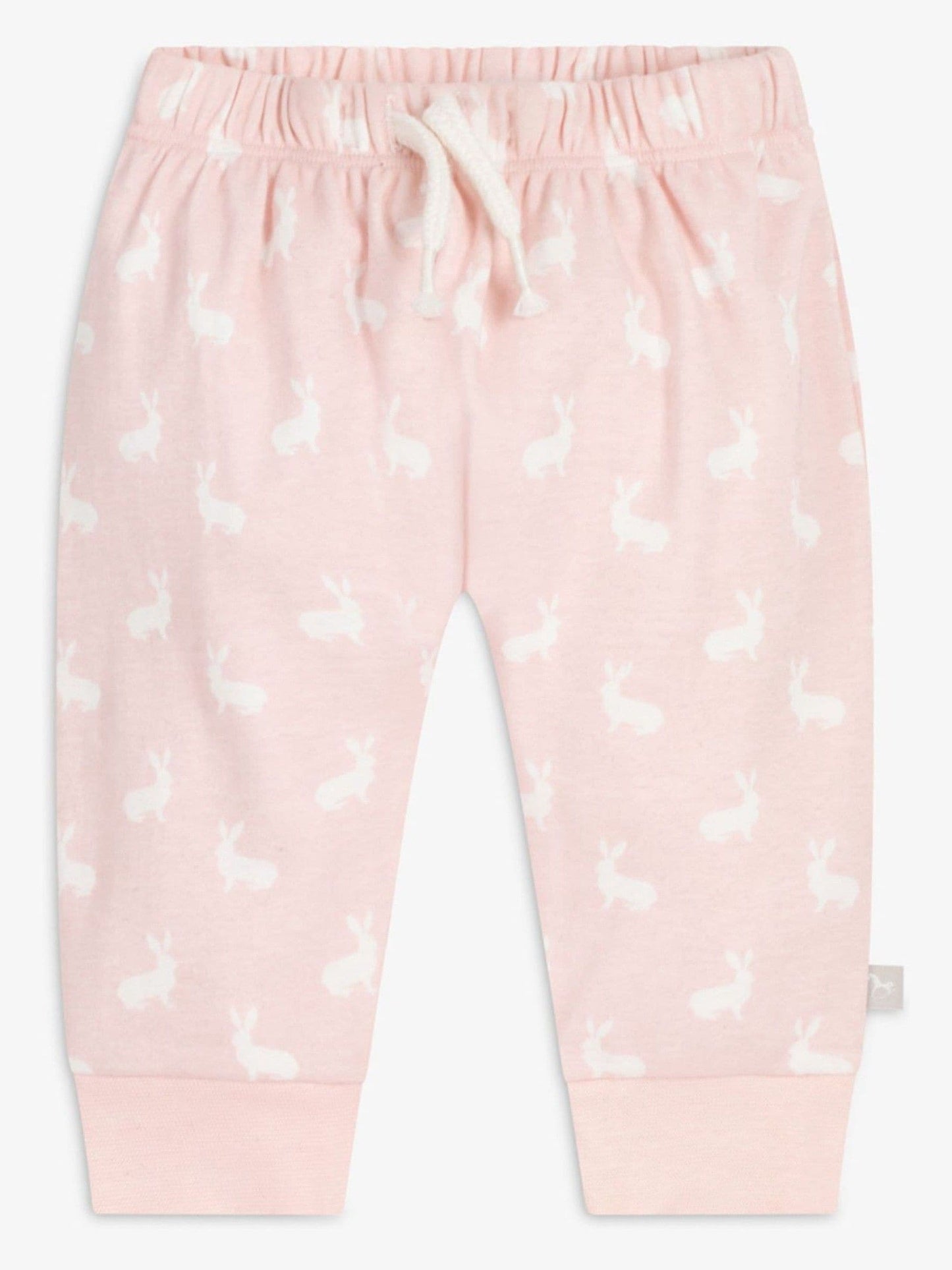 The Little Tailor Pink 2 Piece Jersey Bunny Print 100% Cotton Gift Set image 4