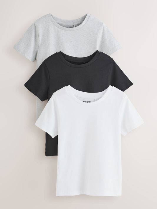 Dsiney Kidz - Black/White 3 Pack T-Shirts (3-16yrs) image 1