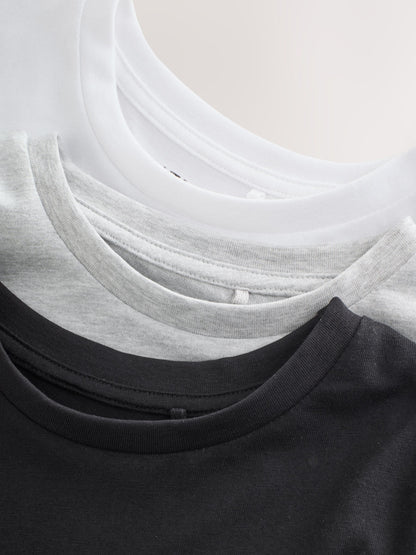 Dsiney Kidz - Black/White 3 Pack T-Shirts (3-16yrs) image 9
