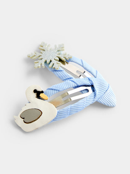 Jojo Maman Bébé Blue 4 Pack Hair Accessories Set - image 4