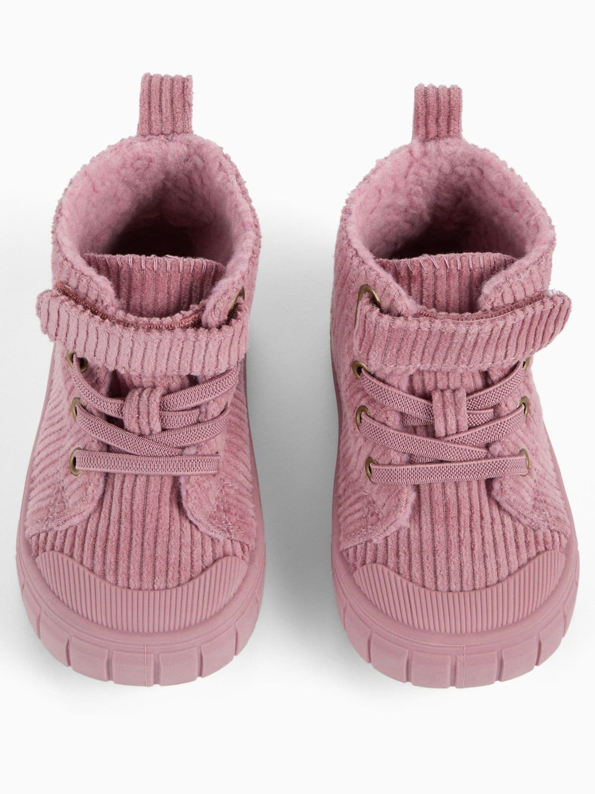Dsiney Kidz - KIDLY by MORI Pink Corduroy Hightop Trainers image 2