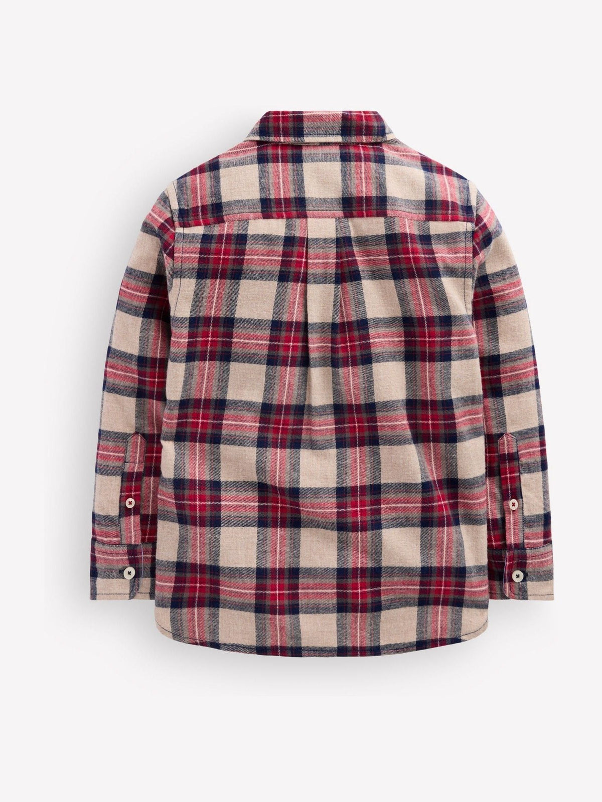 Boden Red Cosy Cotton Check Shirt - image 2
