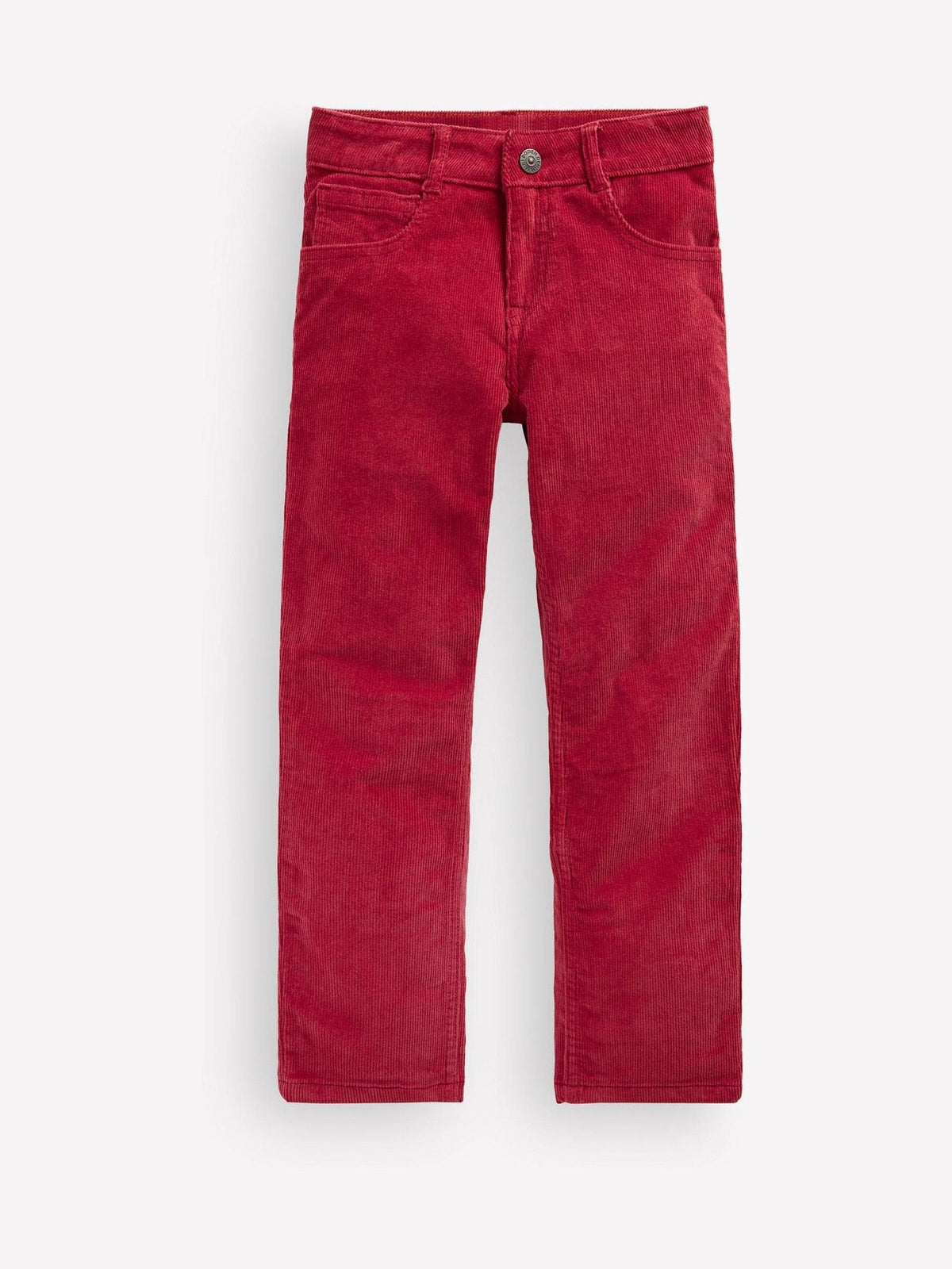 Boden Red Classic Slim Cord Trousers - image 1