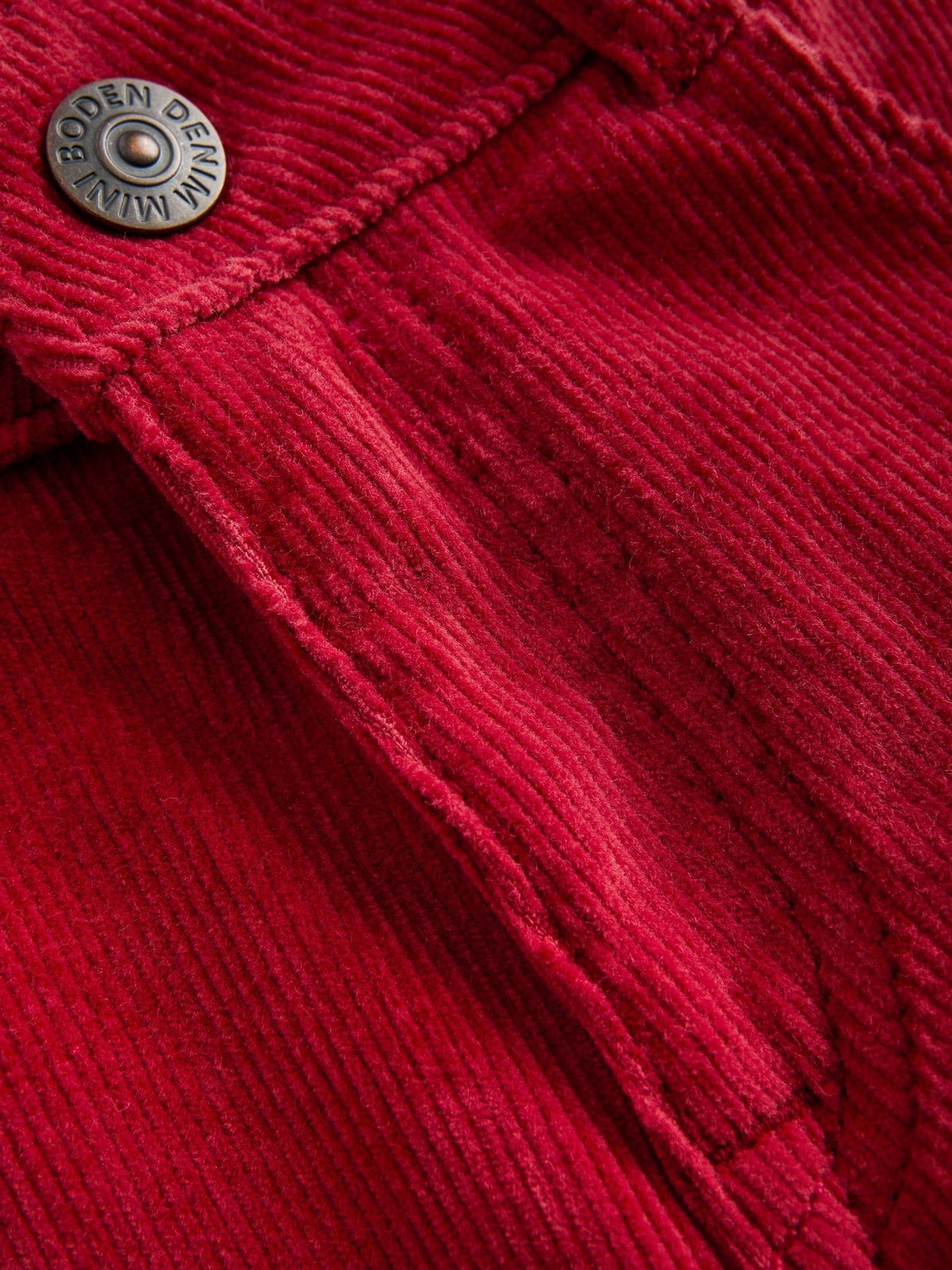 Boden Red Classic Slim Cord Trousers - image 3