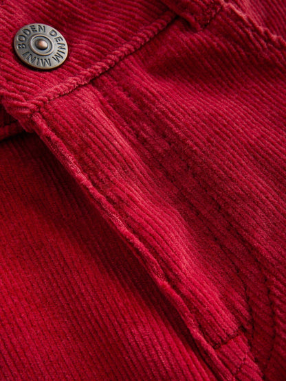Boden Red Classic Slim Cord Trousers - image 3