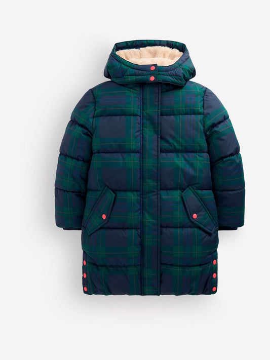 Boden Blue Longline Padded Coat - image 1