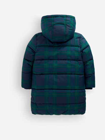 Boden Blue Longline Padded Coat - image 2
