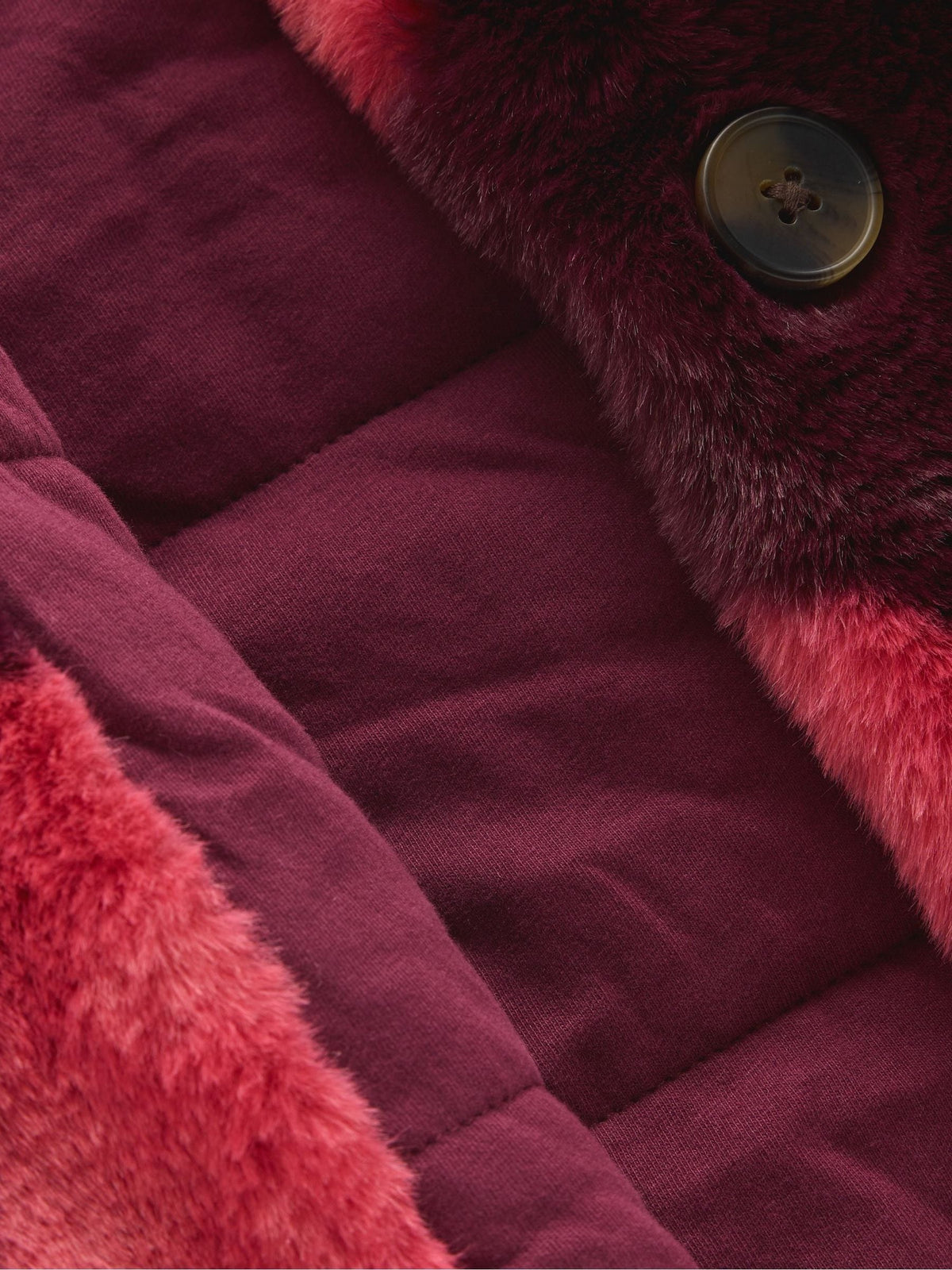 Boden Pink Cropped Faux Fur Jacket - image 5