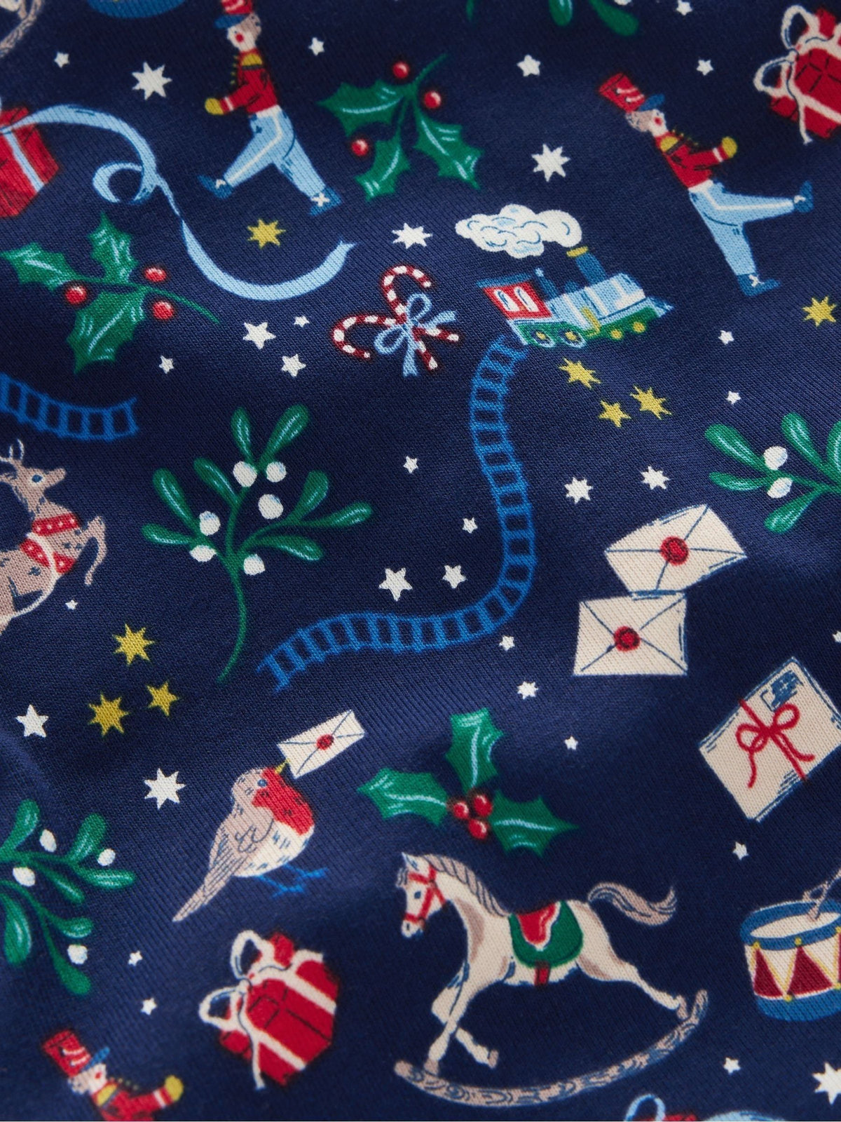 Boden Blue Snug Twin Pack Pyjamas - image 3