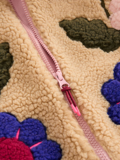 Boden Natural Collared Borg Jacket - image 3