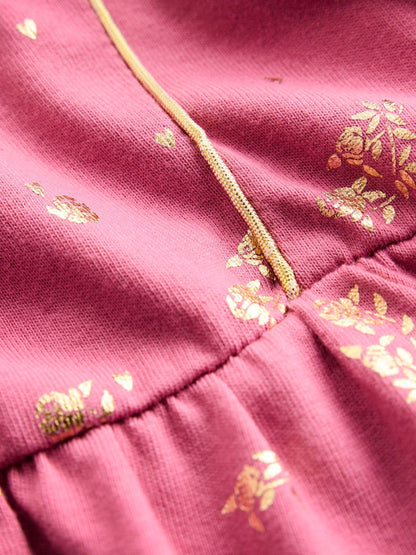Boden Dark Pink Mabel Twirly Sparkle Dress - image 3
