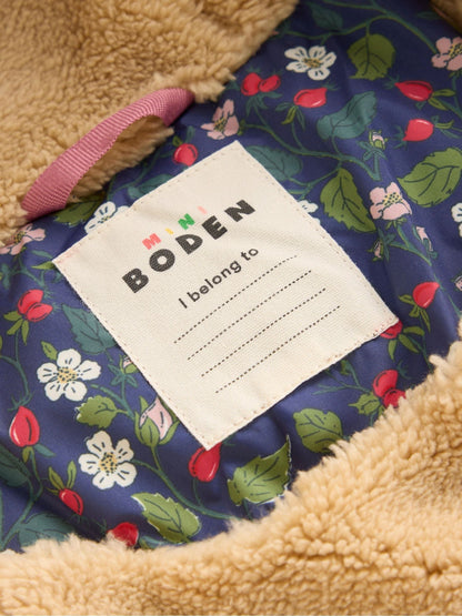 Boden Blue Fun Padded Coat - image 4