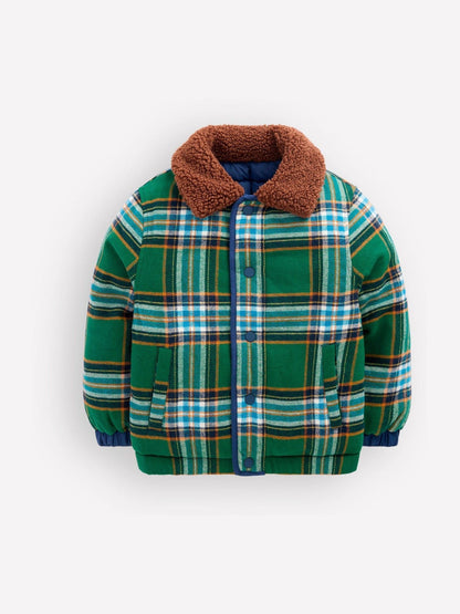 Boden Green Reversible Collared Jacket - image 1