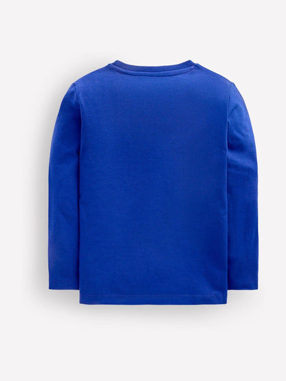 Boden Blue Long Sleeve Superstitch T-Shirt - image 2