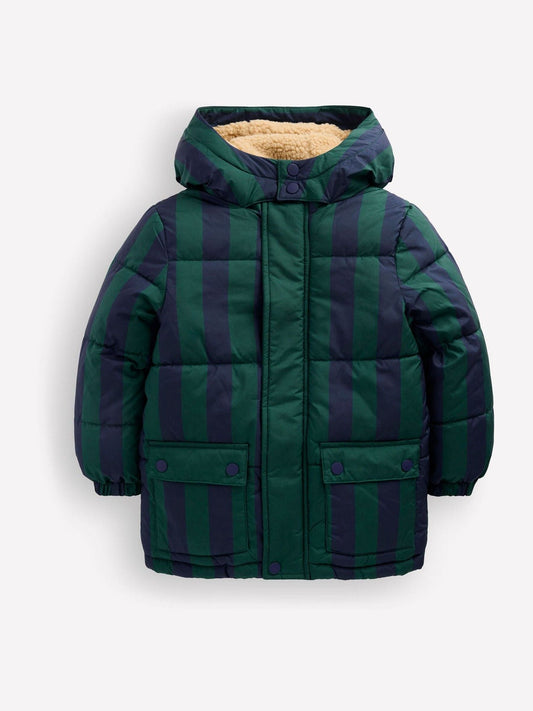 Boden Green Mid-Length Baffled Coat - image 1