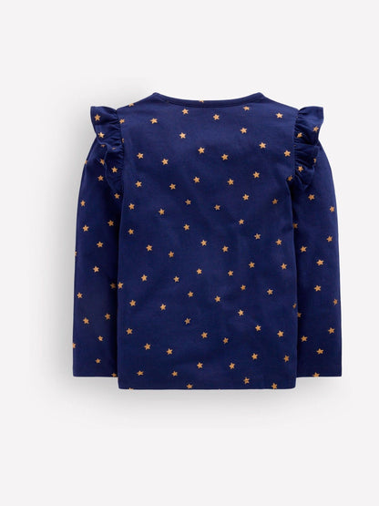 Boden Blue Ballerina Long Sleeve Superstitch T-Shirt - image 2