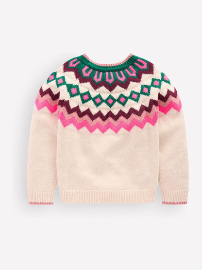 Boden Natural Eleanor Fair Isle Jumper - image 2