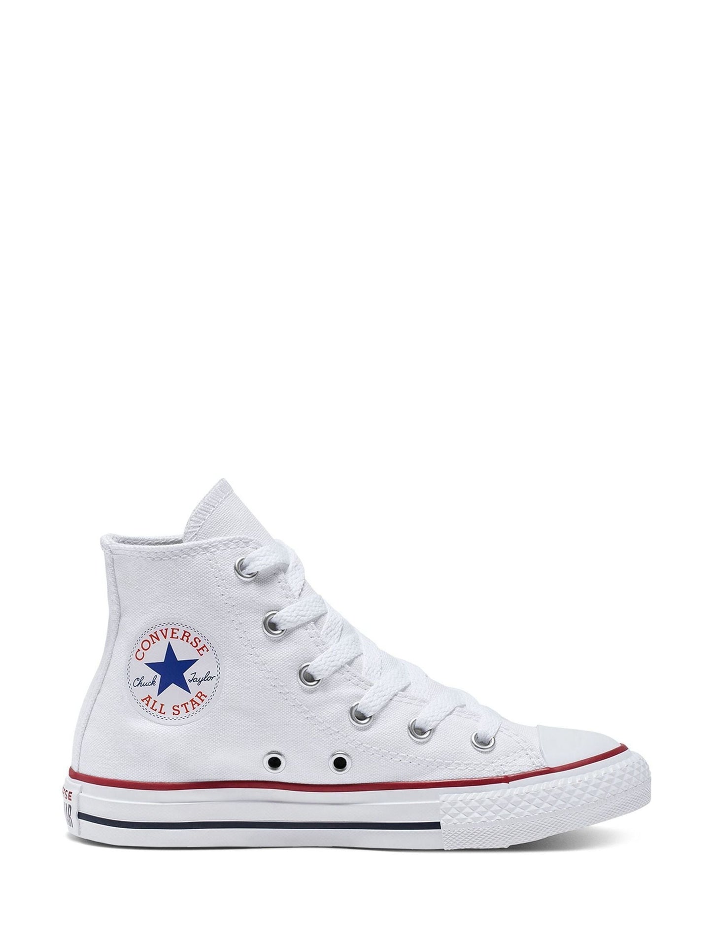 Converse White Chuck Taylor High Top Junior Trainers image 1