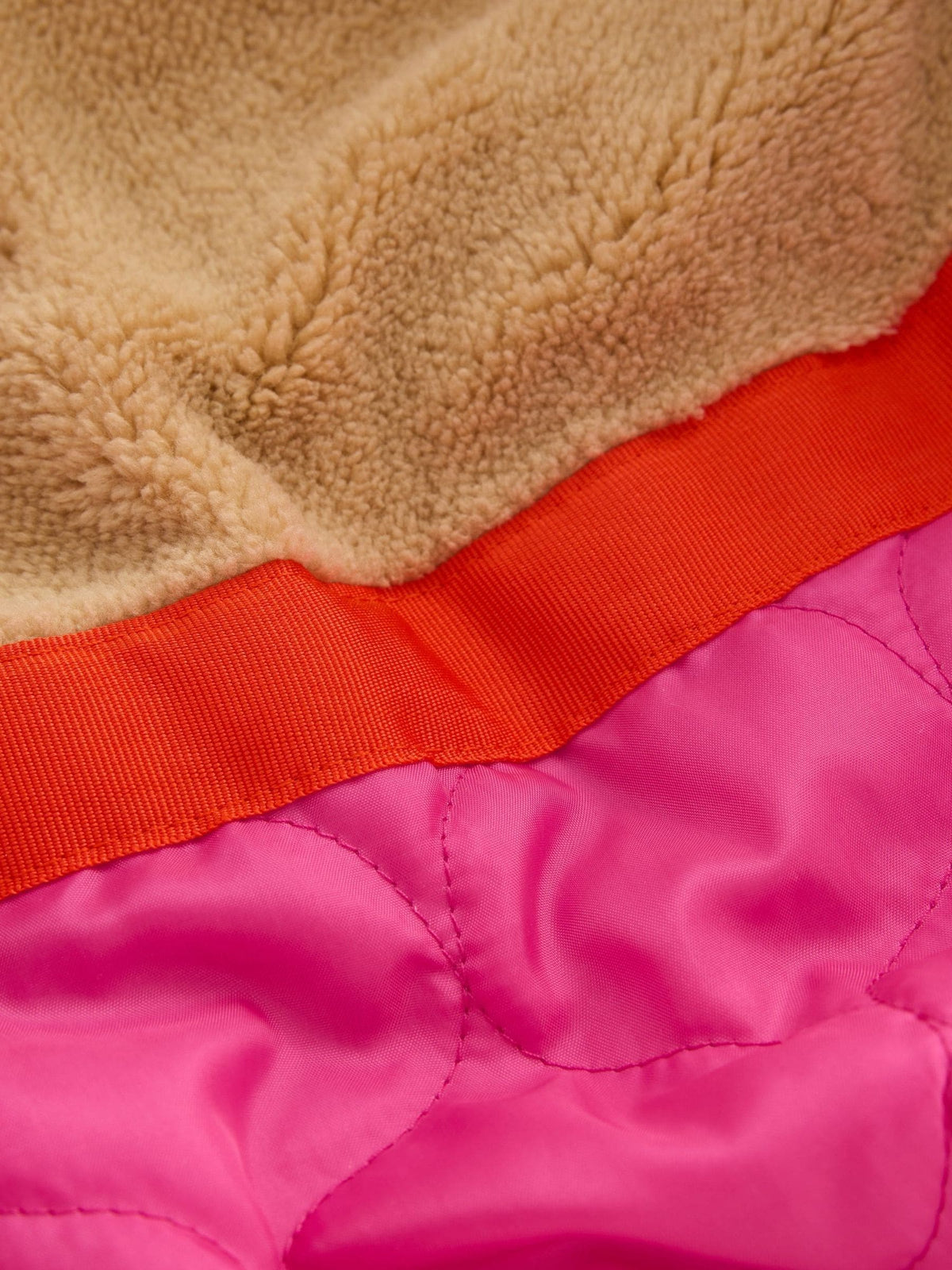 Boden Pink Fun Padded Coat - image 4