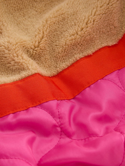 Boden Pink Fun Padded Coat - image 4