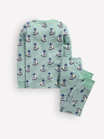 Boden Green Snug Glow-In-The-Dark Pyjamas - image 2