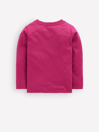 Boden Pink Neon Lion Superstitch T-Shirt - image 2