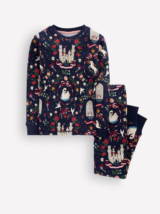 Boden Blue Snug Glow-In-The-Dark Pyjamas - image 1