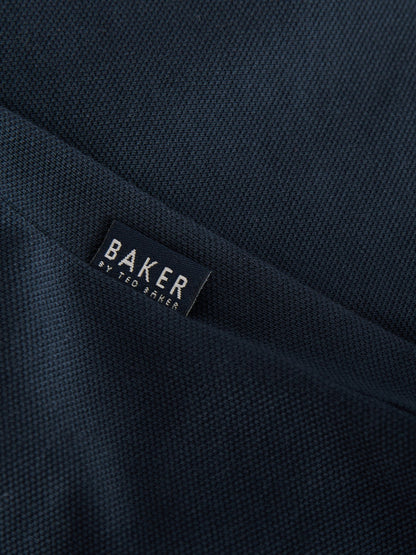 Dsiney Kidz - Baker by Ted Baker Navy Long Sleeve Polo Shirt image 10