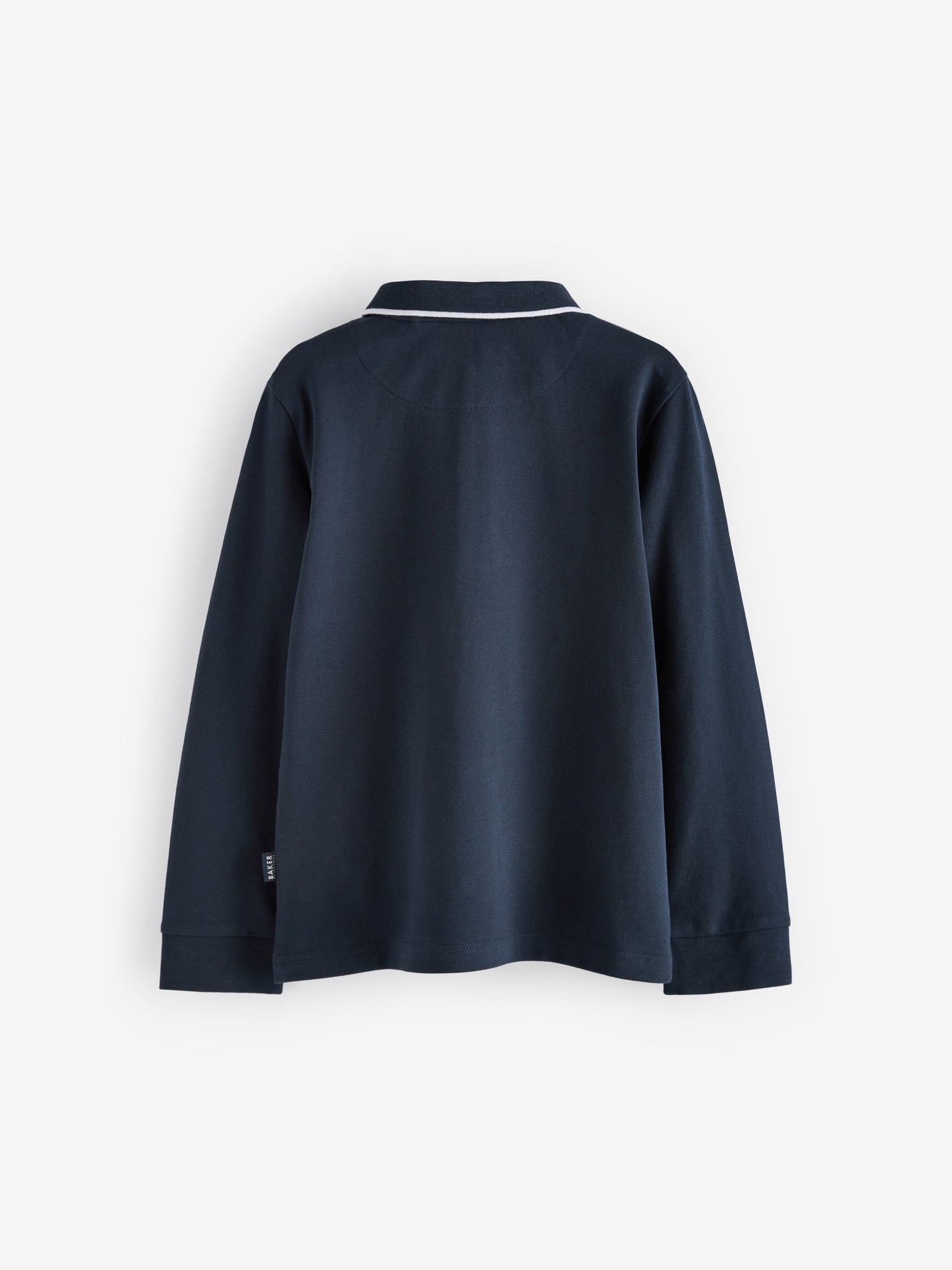 Dsiney Kidz - Baker by Ted Baker Navy Long Sleeve Polo Shirt image 8