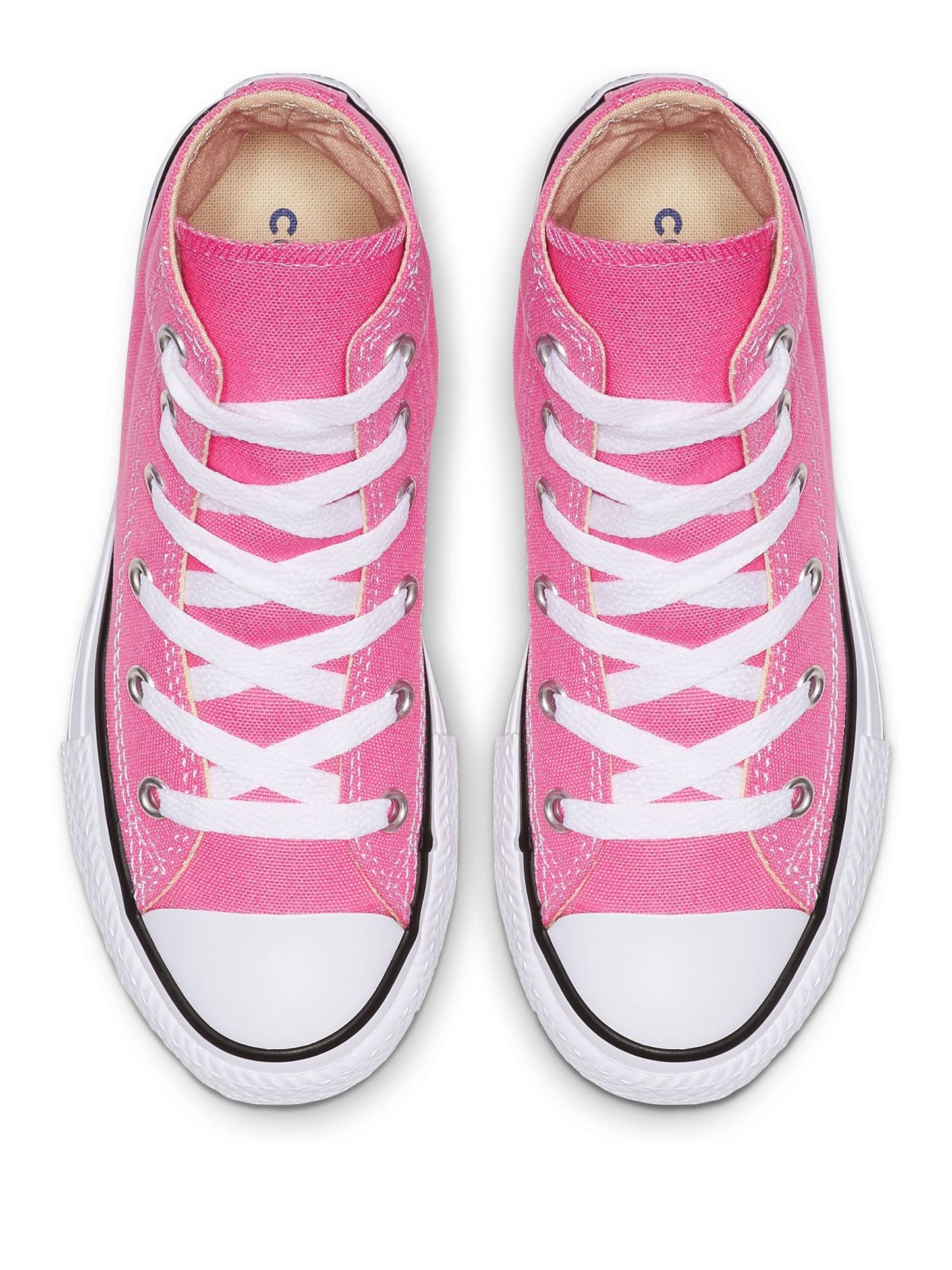 Converse Pink Chuck Taylor High Top Junior Trainers image 6