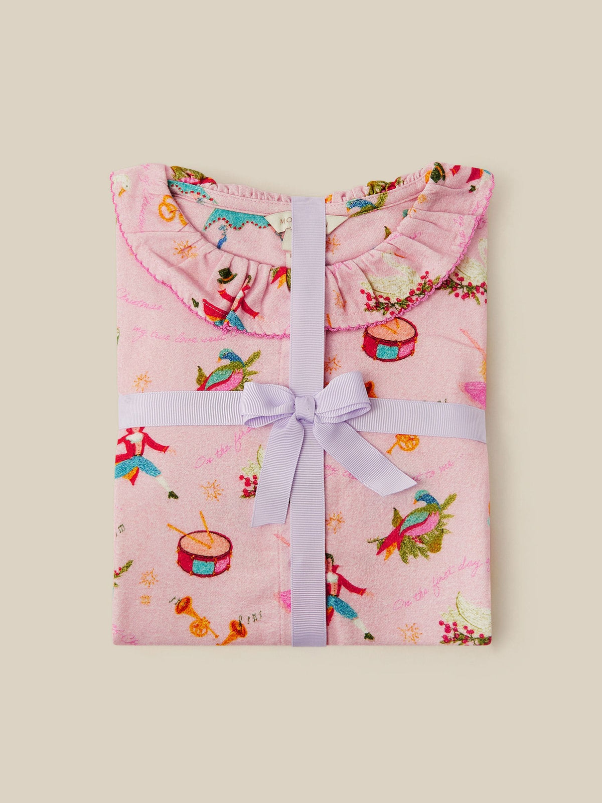 Monsoon Pink 12 Days Long Christmas Pyjamas Set - image 3