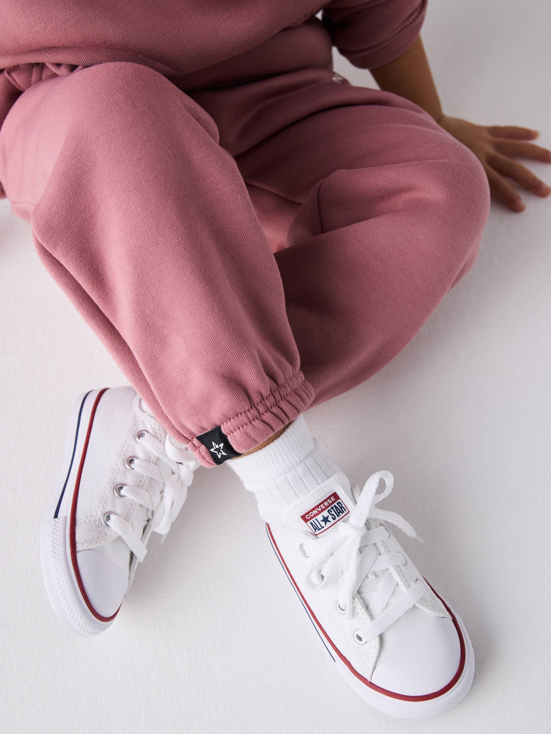 Converse White Lace Up Chuck Taylor All Star Infant Trainers image 1