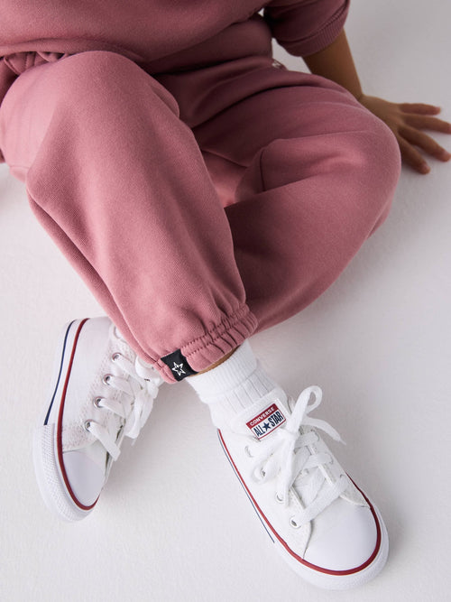 Converse White Lace Up Chuck Taylor All Star Infant Trainers image 1