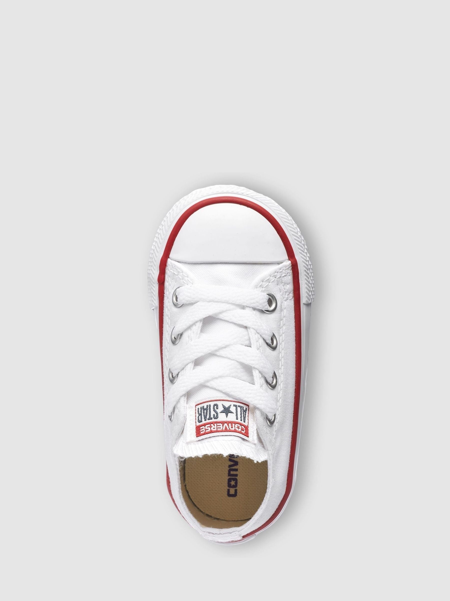 Converse White Lace Up Chuck Taylor All Star Infant Trainers image 7