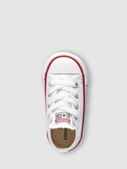 Converse White Lace Up Chuck Taylor All Star Infant Trainers image 7