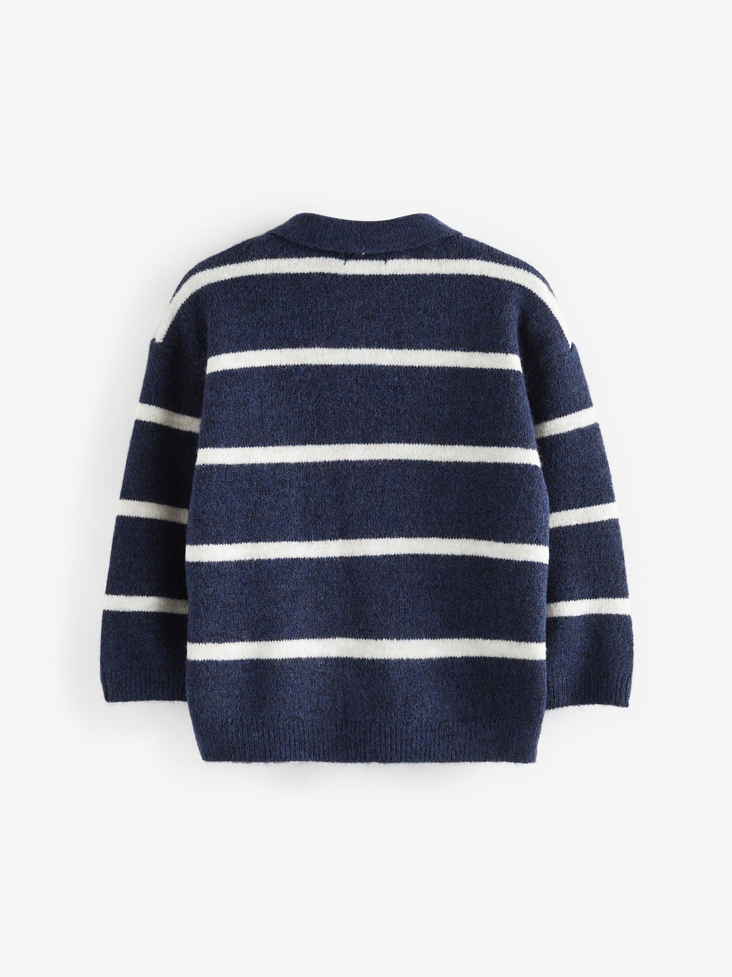 Dsiney Kidz - Navy Blue Long Sleeve Stripe Polo Shirt (3mths-7yrs) image 4
