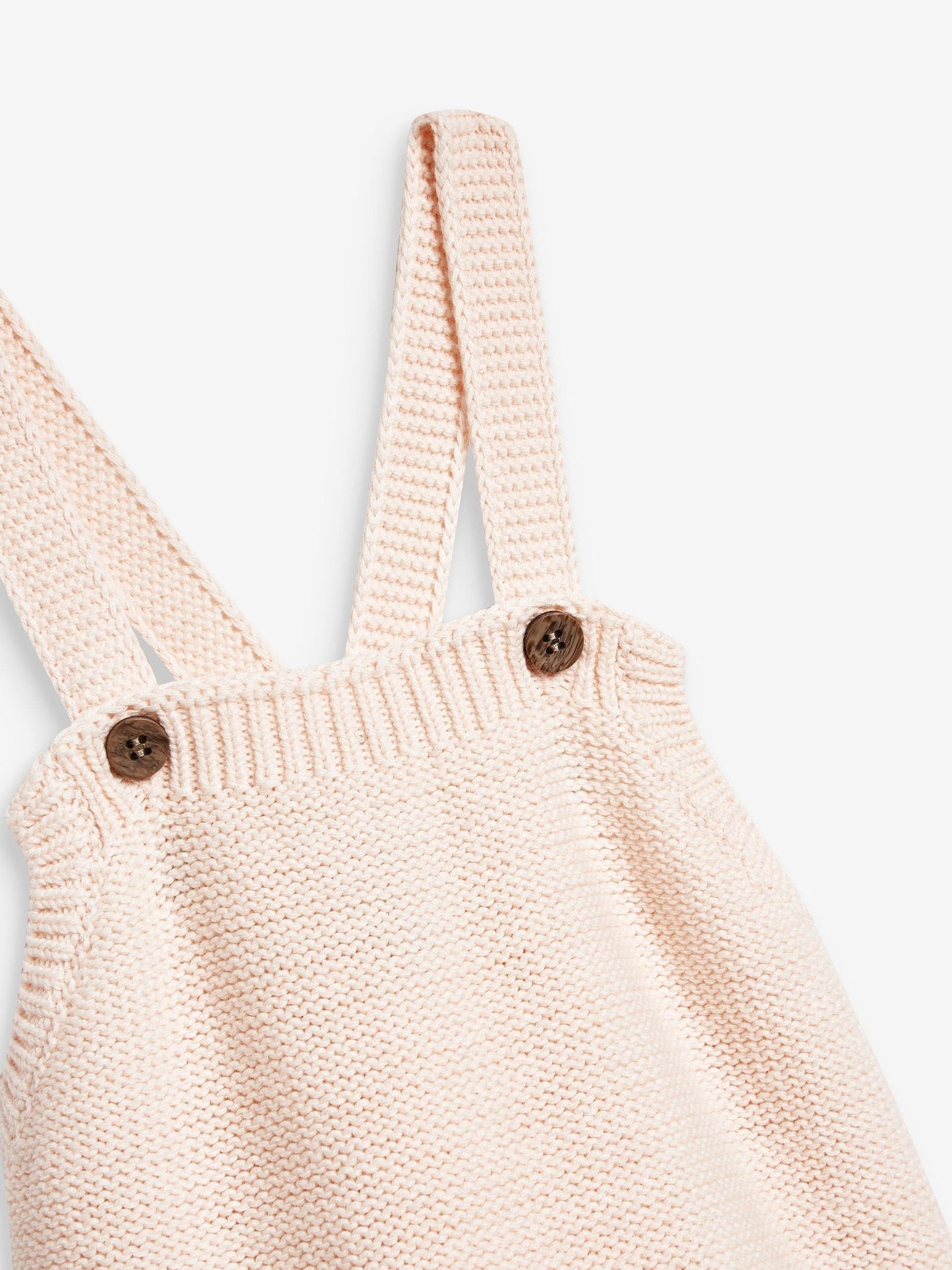 The Little Tailor Pink Stylish Knitted 100% Cotton Romper image 3