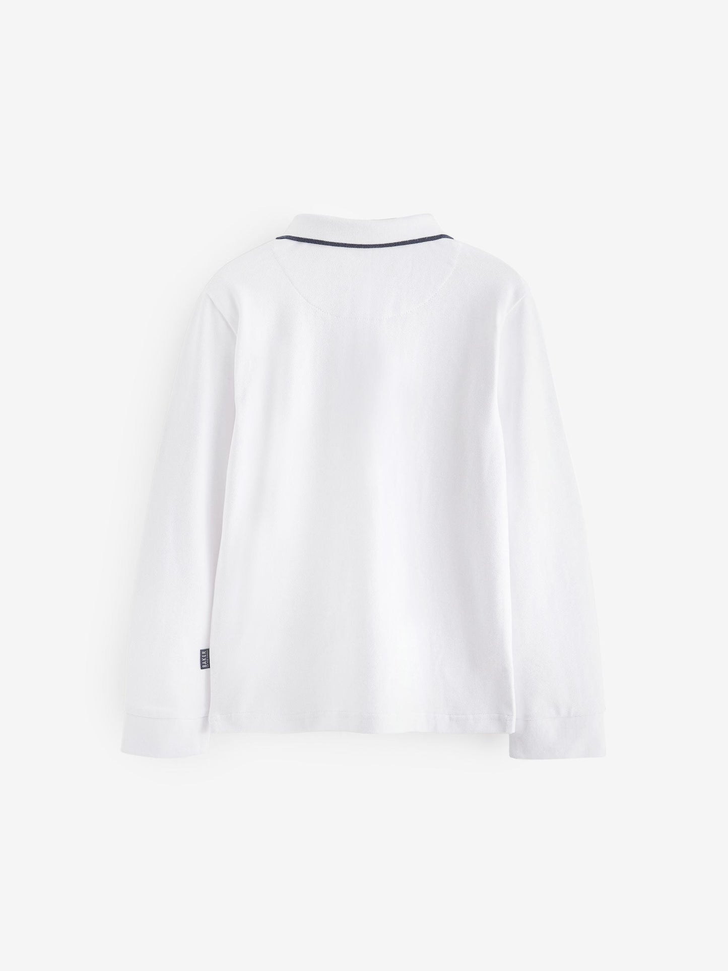 Dsiney Kidz - Baker by Ted Baker White Long Sleeve Polo Shirt image 6