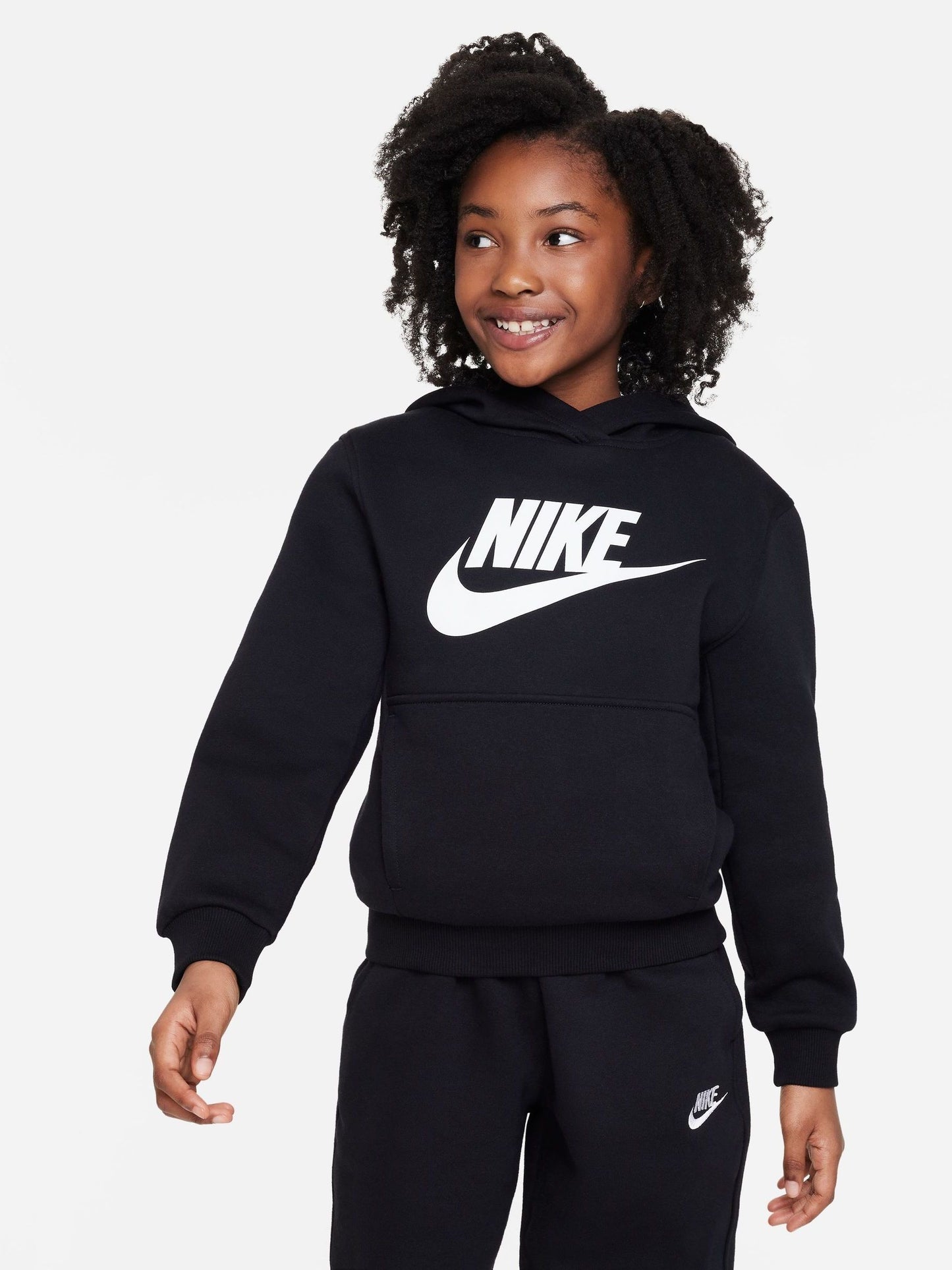 Dsiney Kidz - Nike Black Club Fleece Logo Hoodie image 1