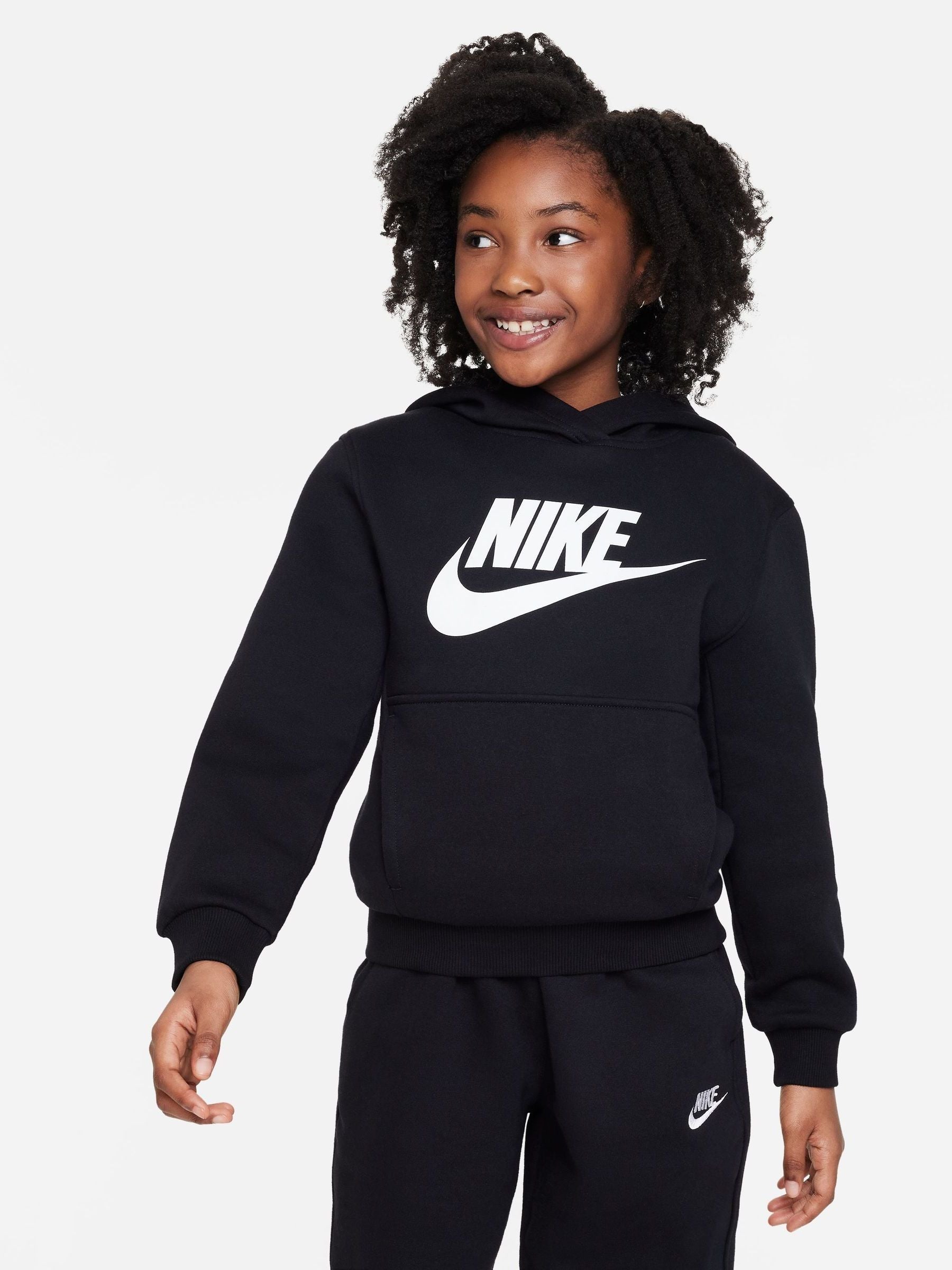 Dsiney Kidz - Nike Black Club Fleece Logo Hoodie image 1