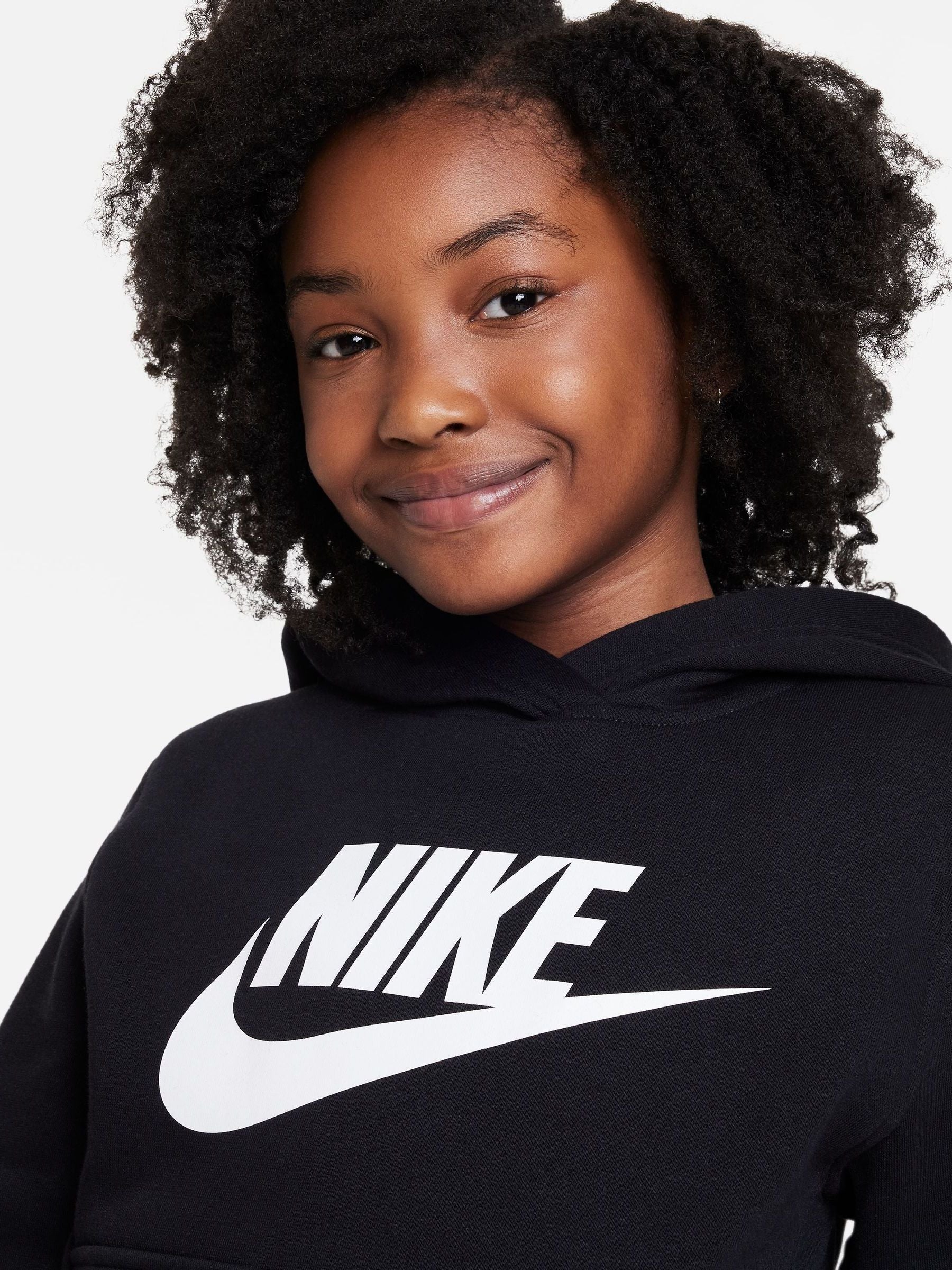 Dsiney Kidz - Nike Black Club Fleece Logo Hoodie image 2