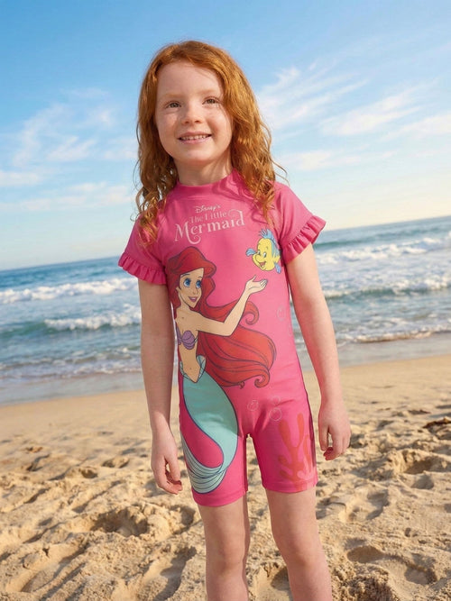 Dsiney Kidz - Character Pink Little Mermaid Surfsuit image 1