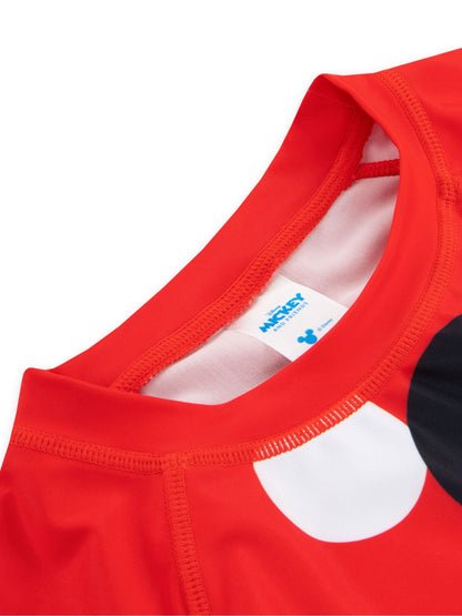 Character Red Mickey Mouse Top & Shorts Set image 3
