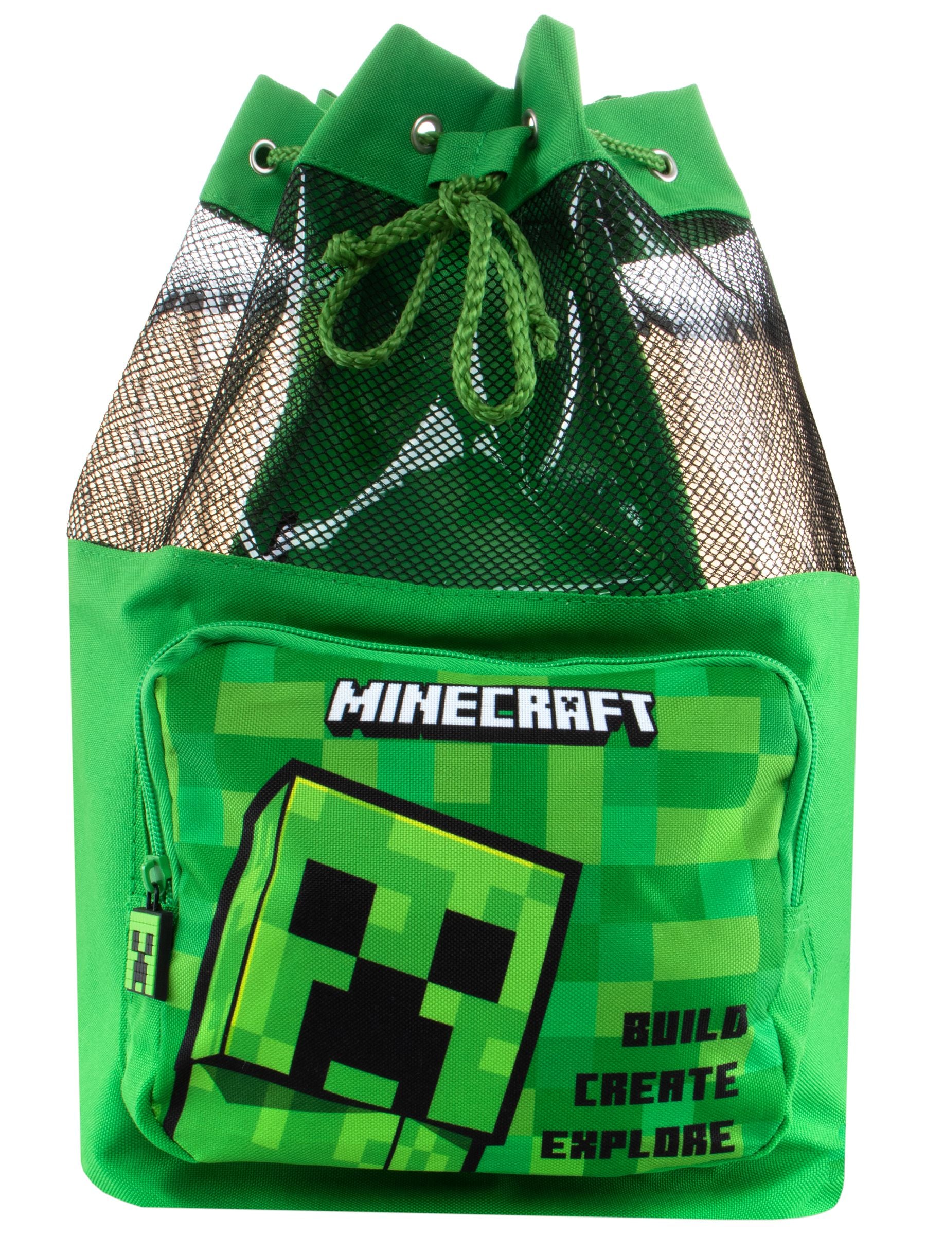 Character Green Minecraft Swim Bag image 1