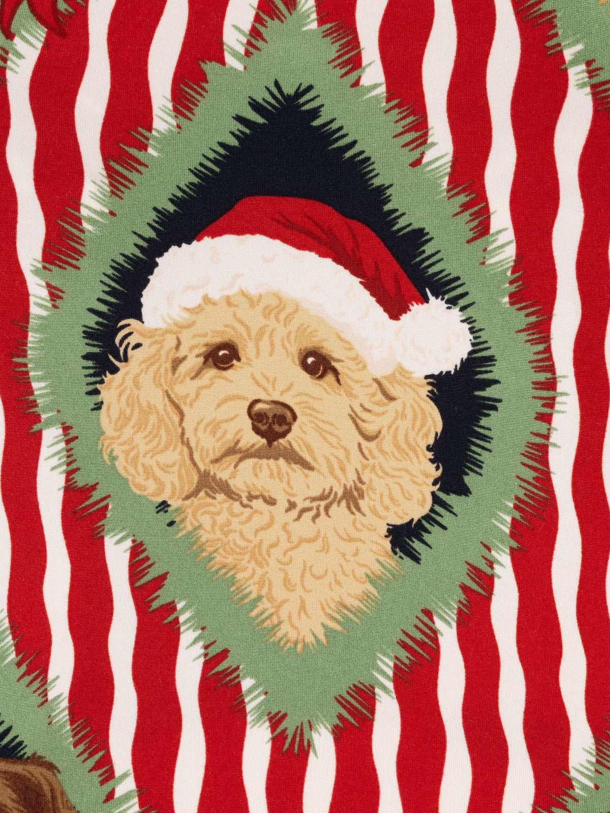 Chelsea Peers Red Baby Christmas Chip & Friends Stripe Print Sleepsuit - image 3